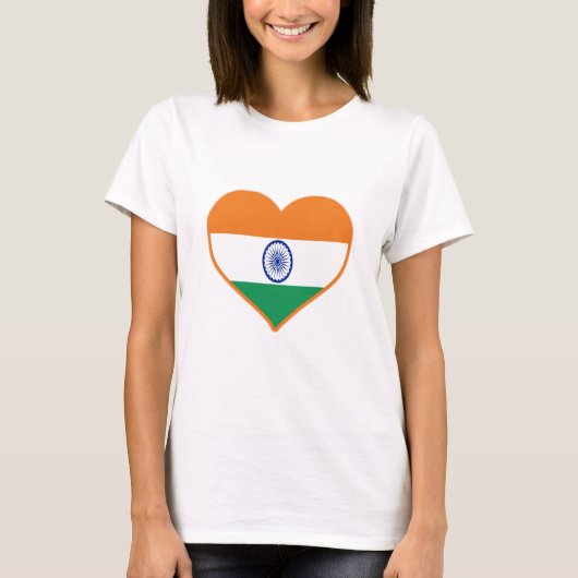 India Love T-shirt (Voorkant)