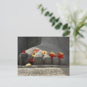 India, Mangalore, Karkala. Jains religie Briefkaart (Staand voorkant)