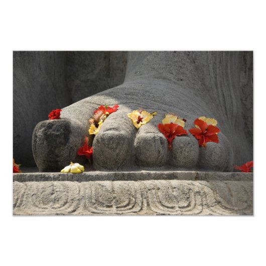 India, Mangalore, Karkala. Jains religie Foto Afdruk (Voorkant)