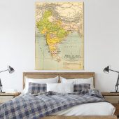  India Maratha en Mysore War Map (1804) Canvas Afdruk (Insitu (Slaapkamer))