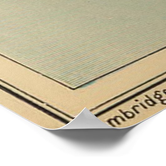 India Maratha en Mysore War Map (1804) Poster (Hoek)