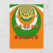 INDIA MATATA HAKUNA BRIEFKAART (Voorkant)