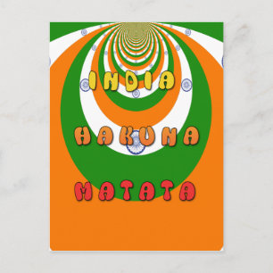 INDIA MATATA HAKUNA BRIEFKAART