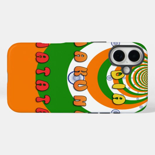 INDIA MATATA HAKUNA Case-Mate iPhone CASE (Achterkant (horizontaal))