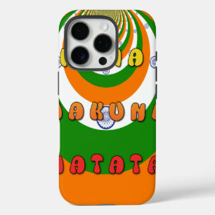INDIA MATATA HAKUNA iPhone 16 PRO HOESJE
