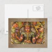 India Meditation Briefkaart (Voorkant / Achterkant)