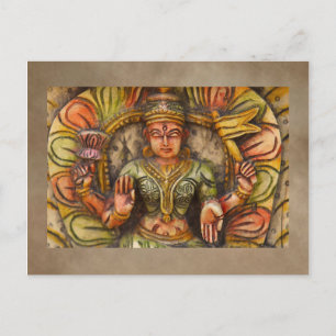 India Meditation Briefkaart