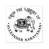 India Mehndi Olifant Naam Bibliotheek Boek Naam  Zelfinktende Stempel (Design)