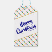 INDIA Merry kerstmis - Aangepaste Christelijke scr Cadeaulabel (Voorkant)