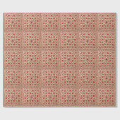 India met de hand geschetst patroon cadeaupapier (Vlak)