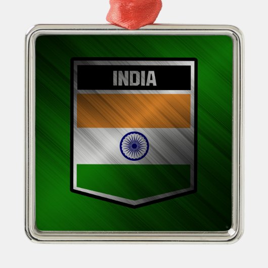 India Metalen Ornament (Voorkant)