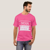 India Mijn Land Mijn Team Concept T-shirt (Voorkant volledig)