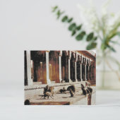 India, Monkey tempel Briefkaart (Staand voorkant)