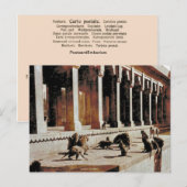 India, Monkey tempel Briefkaart (Voorkant / Achterkant)