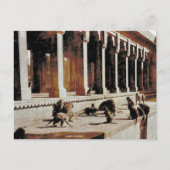 India, Monkey tempel Briefkaart (Voorkant)