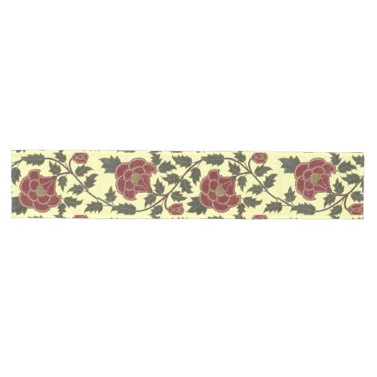 India Mughal Dynasty Floral Frieze Pattern Medium Tafelloper (Horizontaal)