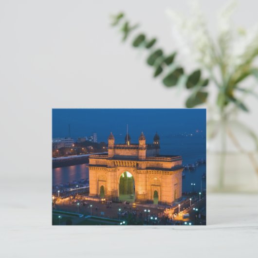 INDIA, Mumbai (Bombay): Gateway of India / Briefkaart (Staand voorkant)