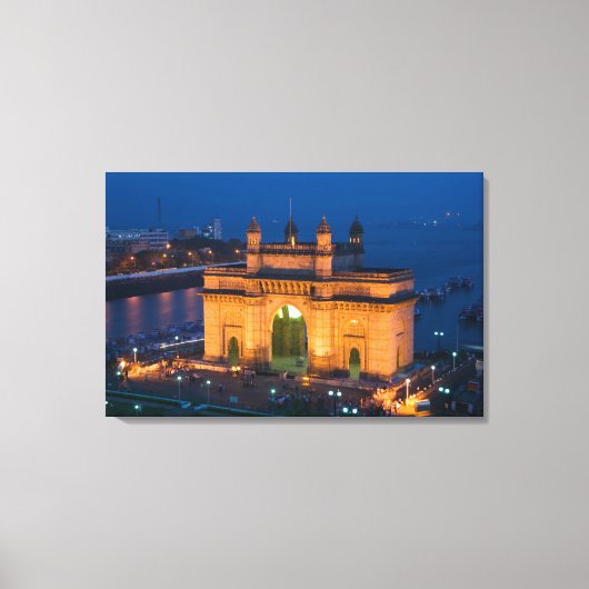 INDIA, Mumbai (Bombay): Gateway of India / Canvas Afdruk (Voorkant)