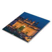 INDIA, Mumbai (Bombay): Gateway of India / Tegeltje (Zijkant)