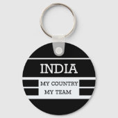 India My Country My Team Concept Sleutelhanger (Voorkant)