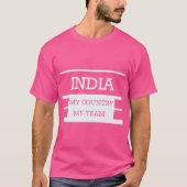 India My Country My Team Concept T-shirt (Voorkant)
