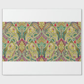 India naadloos paisleypatroon, decoratieve grens. cadeaupapier (Vlak)