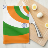 India Nationale Vlag Kleuren Design met "Hakuna Ma Theedoek (Quarter Fold)