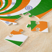 India Nationale vlag kleuren ontwerp. Hakuna Matat Legpuzzel (Zijkant)