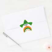 India Nationale vlag kleuren ontwerp. Hakuna Matat Ster Sticker (Envelop)