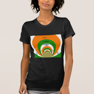 India Nationale vlag kleuren ontwerp. Hakuna Matat T-shirt