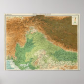 India noordwestelijke deel poster (Voorkant)