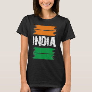 India Onafhankelijkheidsdag 15 augustus 1947 Indis T-shirt