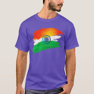 India Onafhankelijkheidsdag 15 augustus Indische v T-shirt