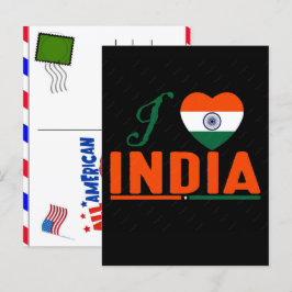 India Onafhankelijkheidsdag Driekleurige Viering O Feestdagenkaart