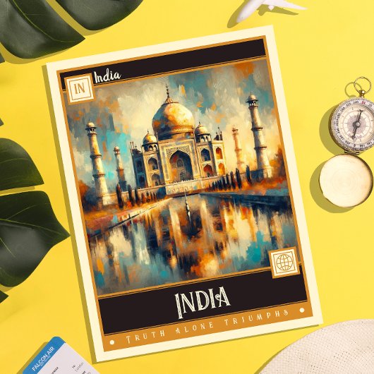 India | Oude Schilderkunst Briefkaart