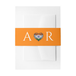 India paar bruiloft uitnodigingen wikkel