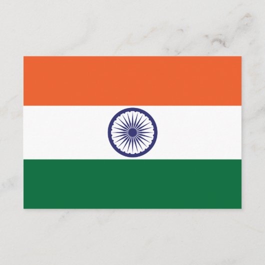 India paar informatiekaartje (Achterkant)