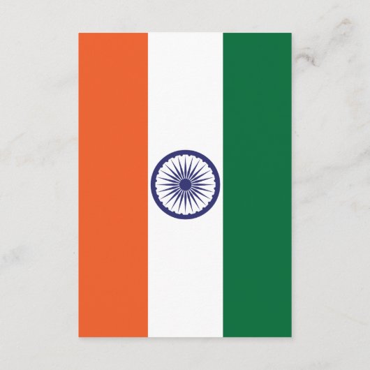 India paar informatiekaartje (Achterkant)
