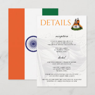 India paar informatiekaartje