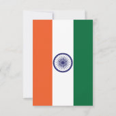 India paar RSVP kaartje (Achterkant)