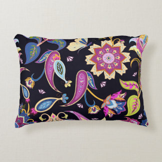 India Paisley Naadloos Bloemen Ornament Accent Kussen