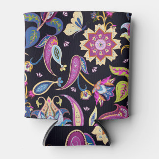 India Paisley Naadloos Bloemen Ornament Blikjeskoeler