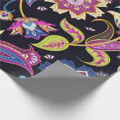 India paisleypatroon cadeaupapier (Hoek)