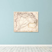 India, Pakistan Canvas Afdruk (Insitu (Houten vloer))