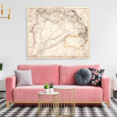 India, Pakistan Canvas Afdruk (Insitu (Woonkamer))