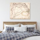 India, Pakistan Canvas Afdruk (Insitu (Slaapkamer))