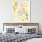 India, Pakistan Canvas Afdruk (Insitu (Slaapkamer))