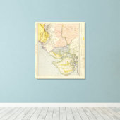 India, Pakistan Canvas Afdruk (Insitu (Houten vloer))