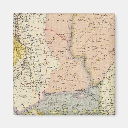 India, Pakistan Magneet (Voorkant)