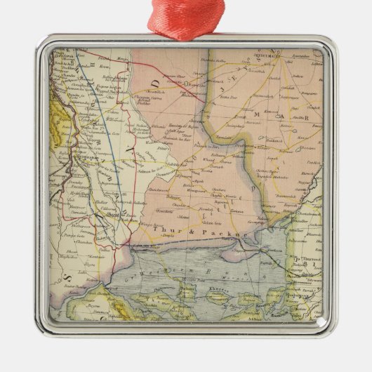 India, Pakistan Metalen Ornament (Voorkant)